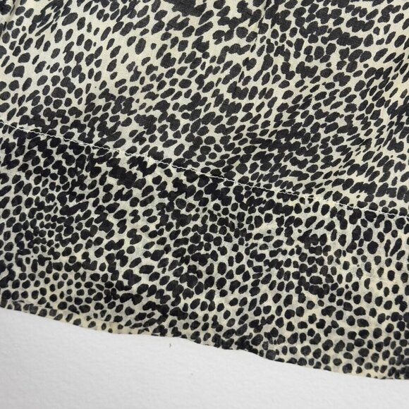 Chaudry KC NEW Mini Skirt Animal Print Size Large Lightweight Lined Neutral - Picture 2 of 7